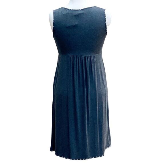 ANTHRO CHELSEA & THEODORE Embroidered Tee Shirt Dress - Picture 3 of 7